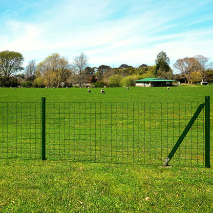 Euro Fence Steel 25x1.7 m Green