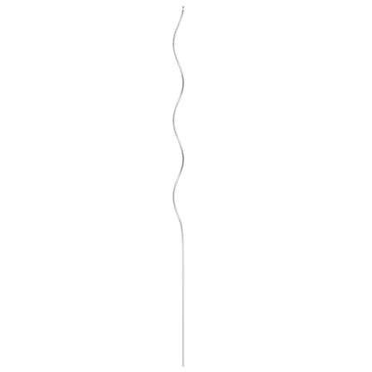50 pcs Spiral Plant Supports 110 cm Galvanised Steel