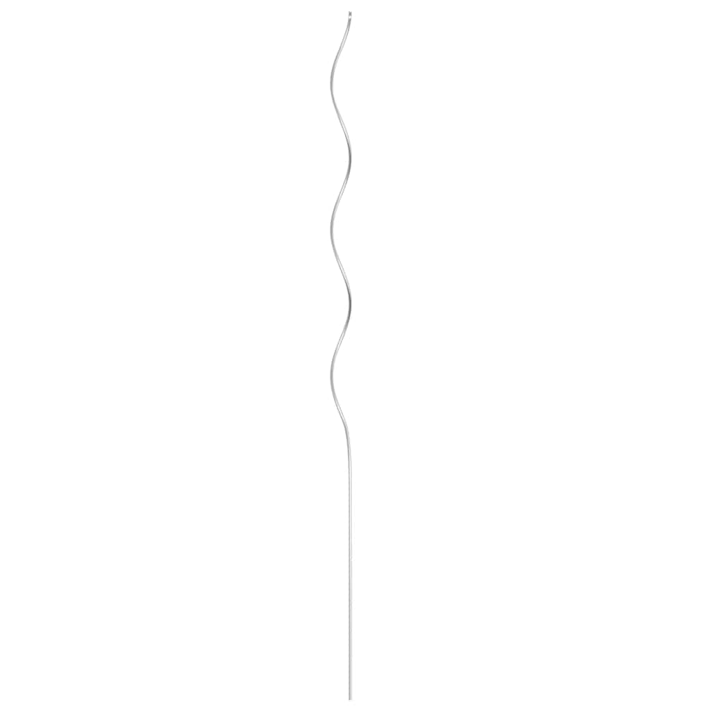 50 pcs Spiral Plant Supports 110 cm Galvanised Steel