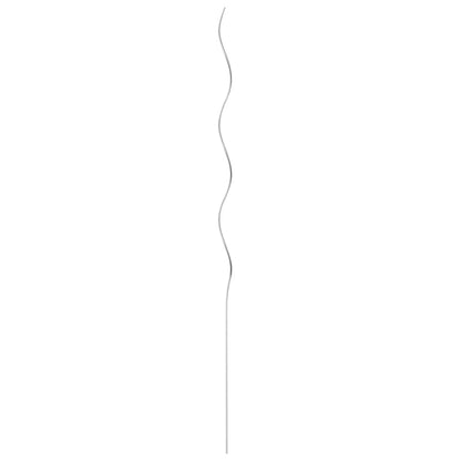 50 pcs Spiral Plant Supports 110 cm Galvanised Steel