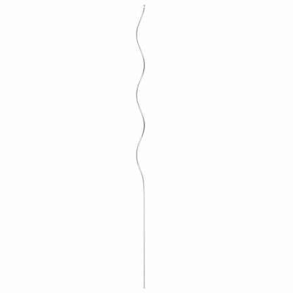 20 pcs Spiral Plant Supports 110 cm Galvanised Steel