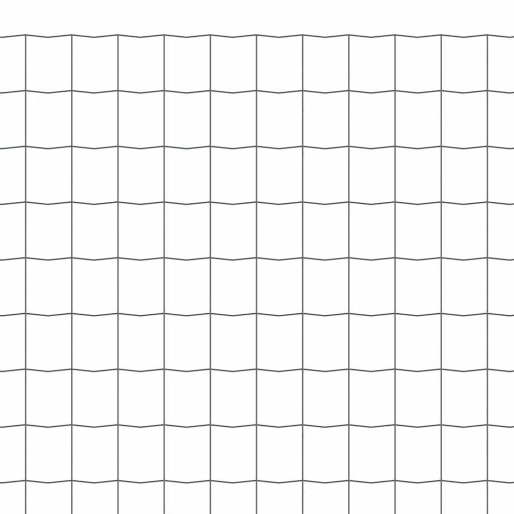 142526 vidaXL Euro Fence Steel 25x1 m Grey