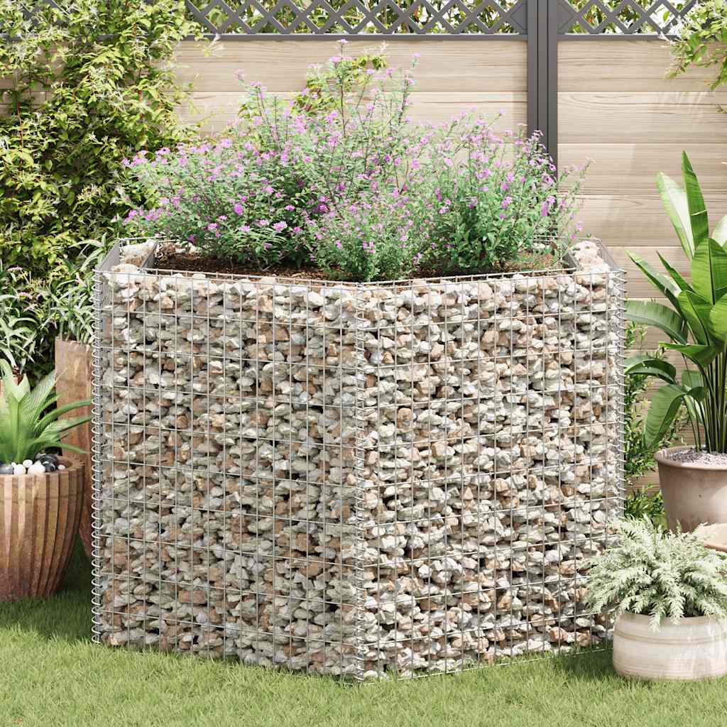 Hexagonal Gabion Raised Bed 160x140x100 cm