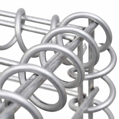 Gabion Basket U-Shape Galvanised Steel 570x20x100 cm