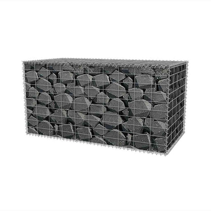Gabion Basket Galvanised Steel 100x50x50 cm