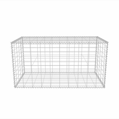 Gabion Basket Galvanised Steel 100x50x50 cm