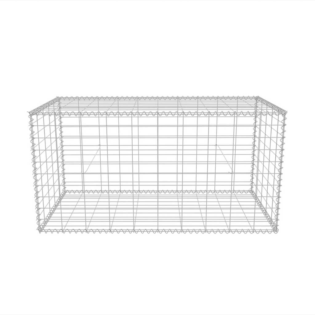 Gabion Basket Galvanised Steel 100x50x50 cm