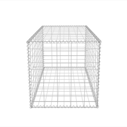 Gabion Basket Galvanised Steel 100x50x50 cm