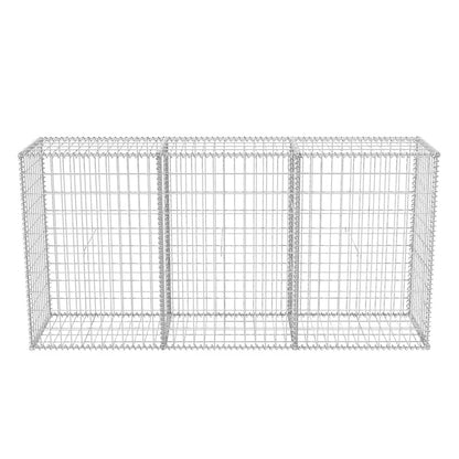 Gabion Basket Galvanised Steel 200x50x100 cm