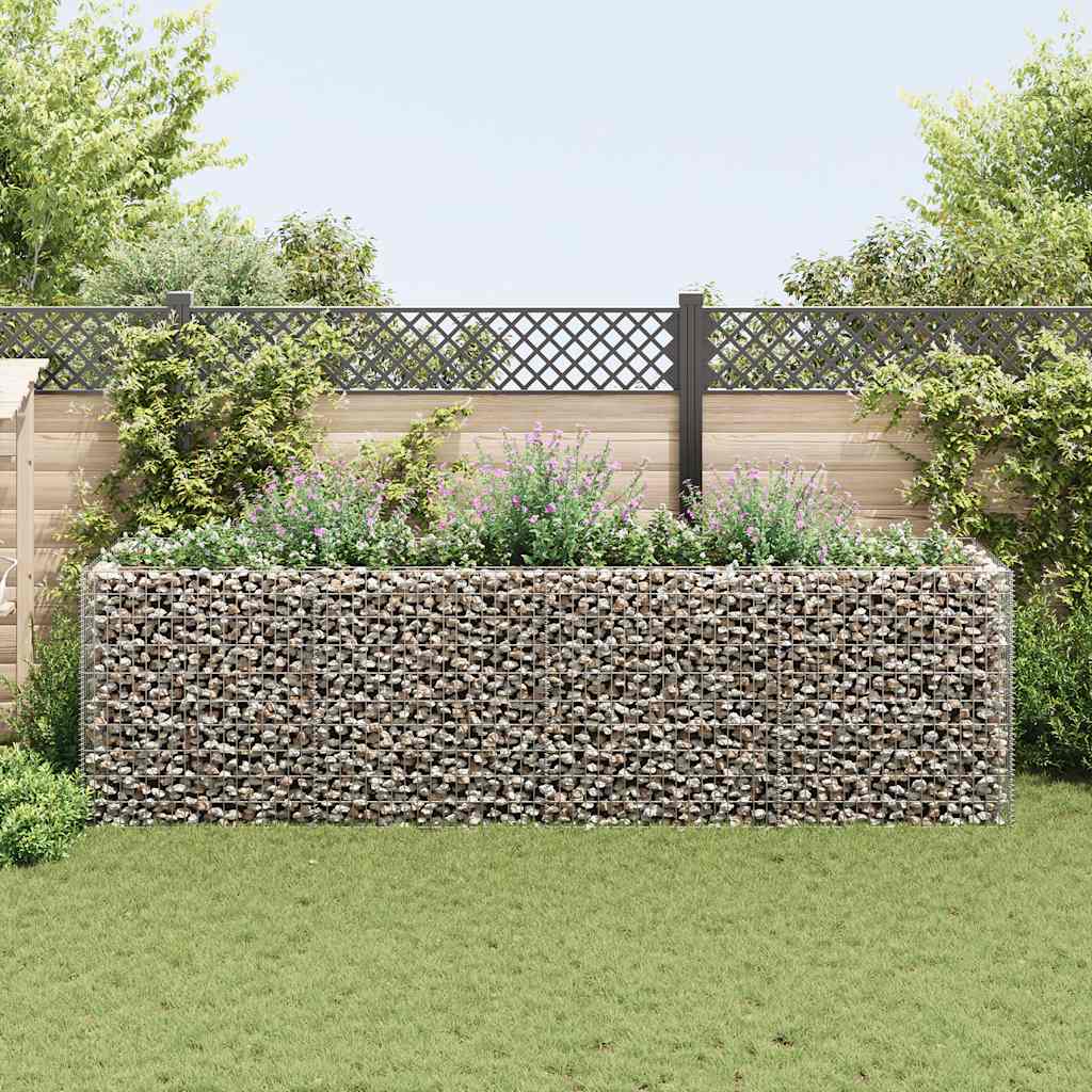Gabion Raised Bed Steel 360x90x100 cm