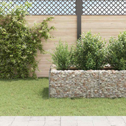 Gabion Raised Bed Steel 360x90x50 cm