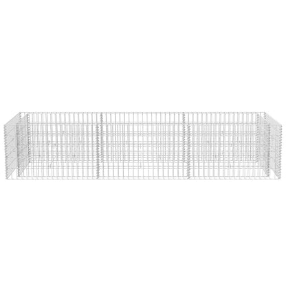 Gabion Raised Bed Steel 270x90x50 cm