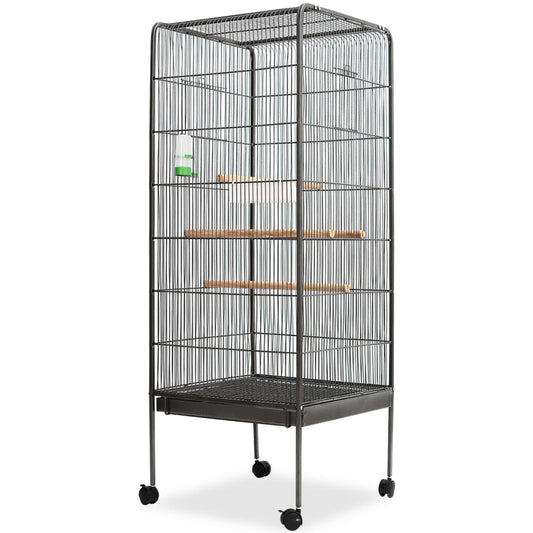Bird Cage | Black | Steel | Large | Durable | Bird Cage | Rectangular