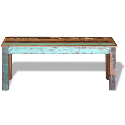 Bench | Multicolour | Solid reclaimed wood | Medium | Durable
