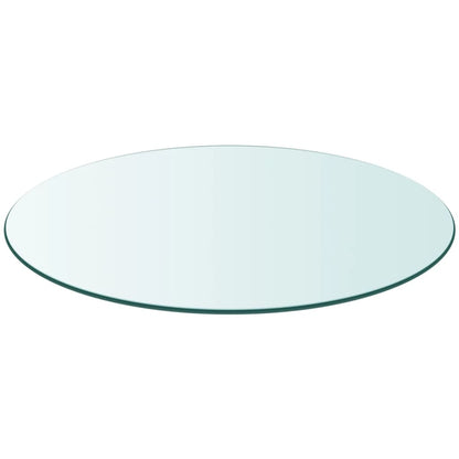 Table Top Tempered Glass Round 400 mm