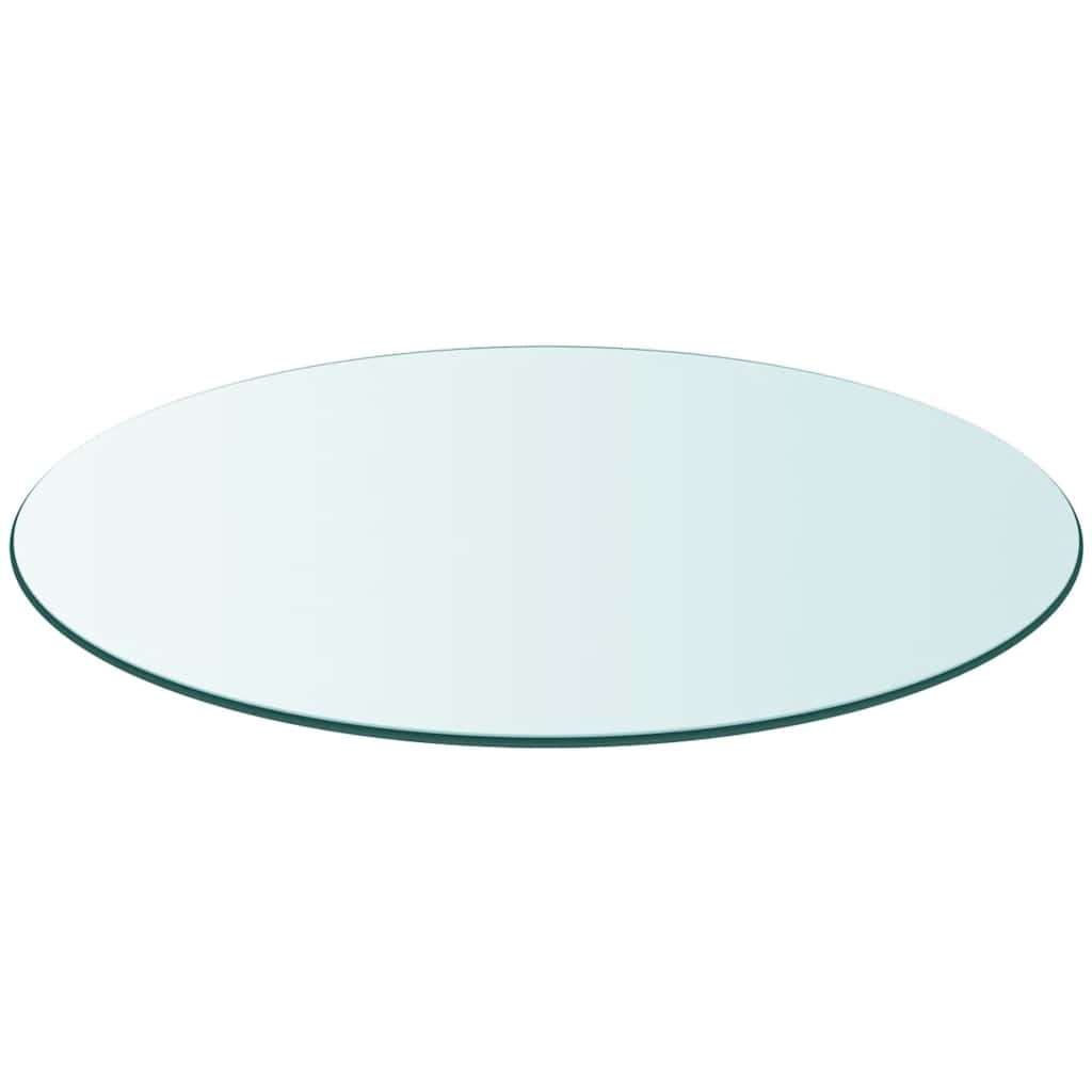 Table Top Tempered Glass Round 600 mm