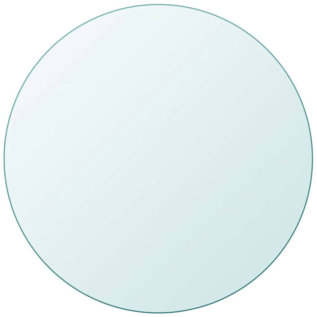 Table Top Tempered Glass Round 700 mm