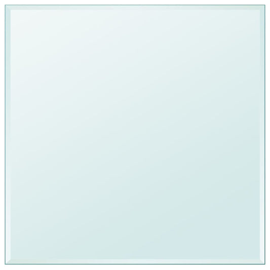 243631 vidaXL Table Top Tempered Glass Square 700x700 mm