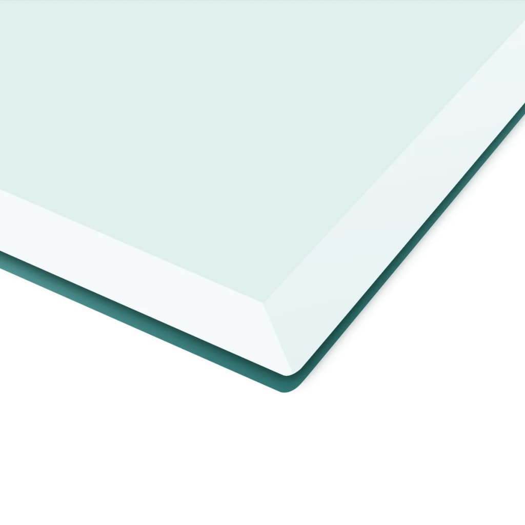 Table Top Tempered Glass Square 700x700 mm