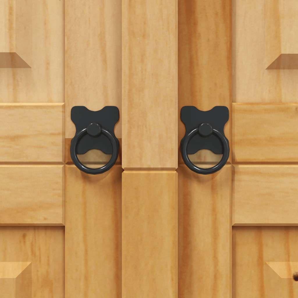 243732 vidaXL Wardrobe Mexican Pine Corona Range 2 Doors
