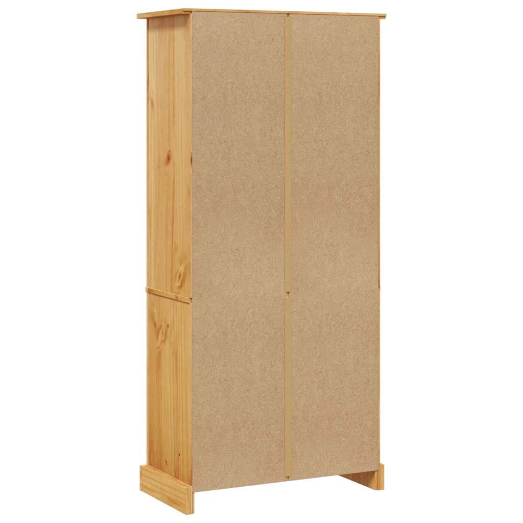 5-Tier Bookcase Mexican Pine Corona Range 80x40x170 cm