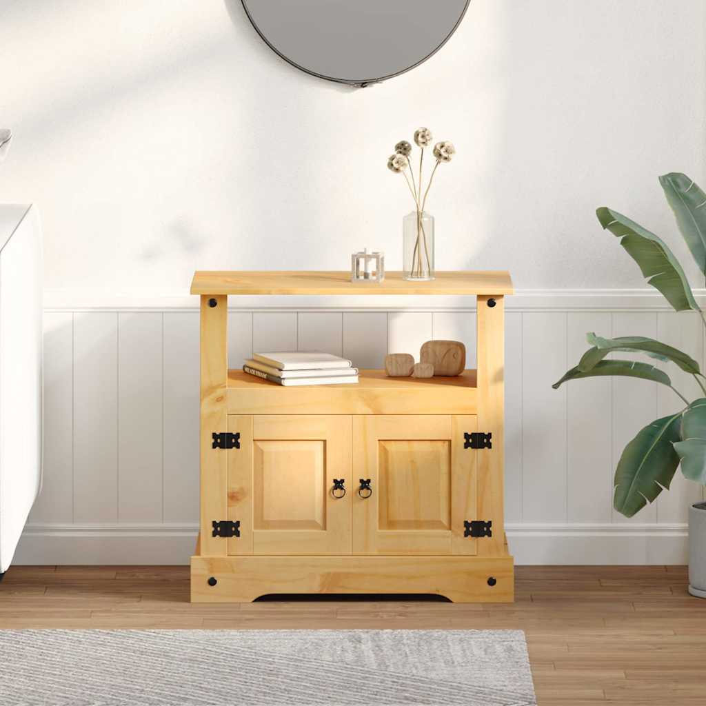 243746 vidaXL TV Cabinet Mexican Pine Corona Range 80x43x78 cm