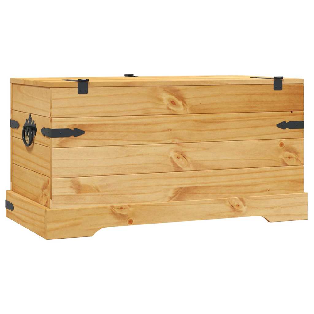 Storage Trunk | Brown | Solid waxed pinewood | Medium | Storage Chest