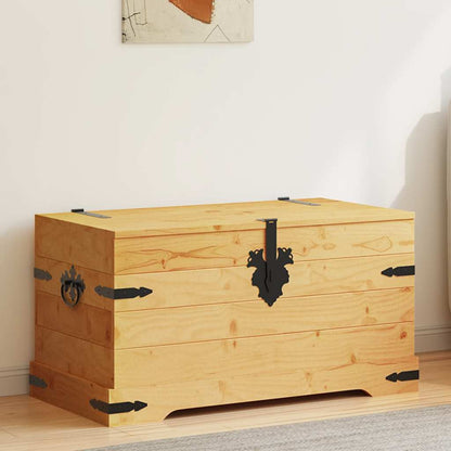 Storage Trunk | Brown | Solid waxed pinewood | Medium | Storage Chest