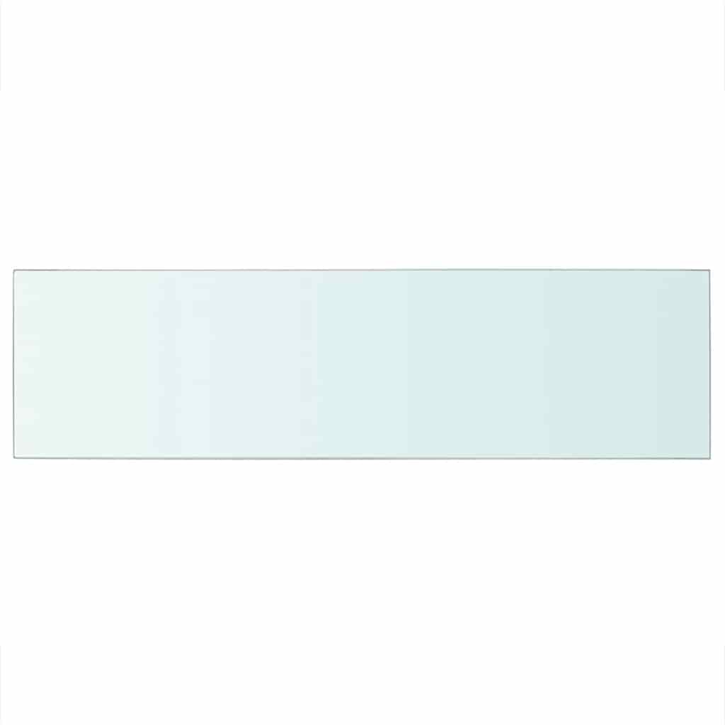 Shelf Panel Glass Clear 90x25 cm