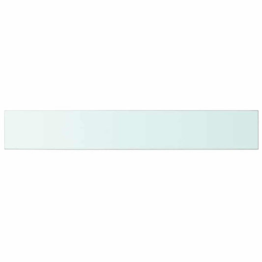 Shelf Panel Glass Clear 100x15 cm