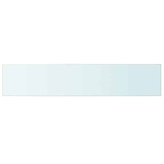 Shelf Panel Glass Clear 100x20 cm