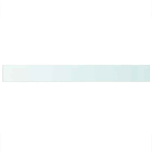 Shelf Panel Glass Clear 110x12 cm