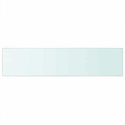 Shelf Panel Glass Clear 110x25 cm