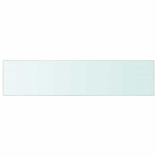 Shelf Panel Glass Clear 110x25 cm