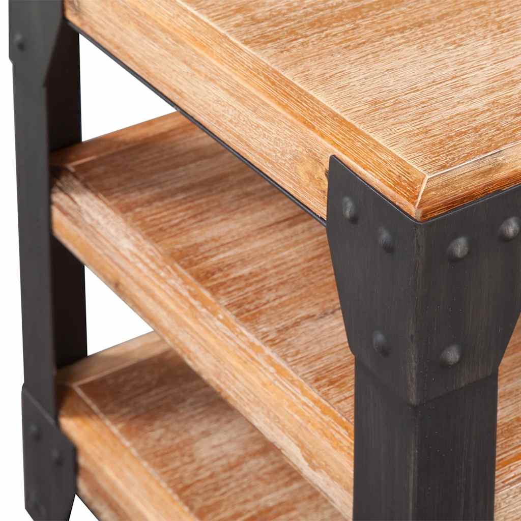 243913 vidaXL TV Stand Solid Acacia Wood 140x40x45 cm