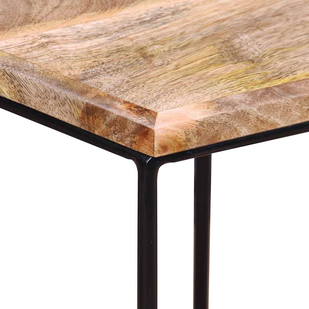 243976 vidaXL Coffee Table Solid Mango Wood 56x48x40 cm