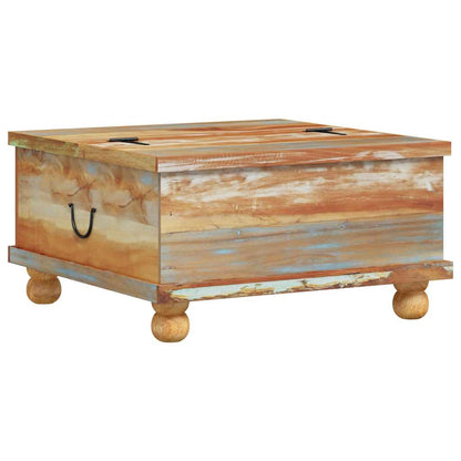 Coffee Table Reclaimed Wood 70x70x38 cm
