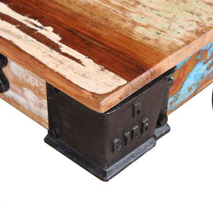 243980 vidaXL Coffee Table Reclaimed Wood 90x45x35 cm