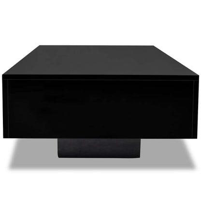 244024 vidaXL Coffee Table High Gloss Black