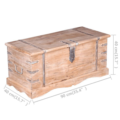 Storage Chest | Brown | Solid Acacia wood | Medium | Storage Chest