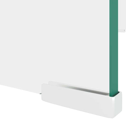 244128 vidaXL TV Stand/Monitor Riser Glass Clear 70x30x13 cm