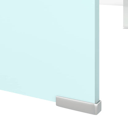 TV Stand/Monitor Riser Glass Green 110x30x13 cm