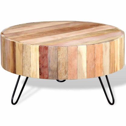 244237 vidaXL Coffee Table Solid Reclaimed Wood