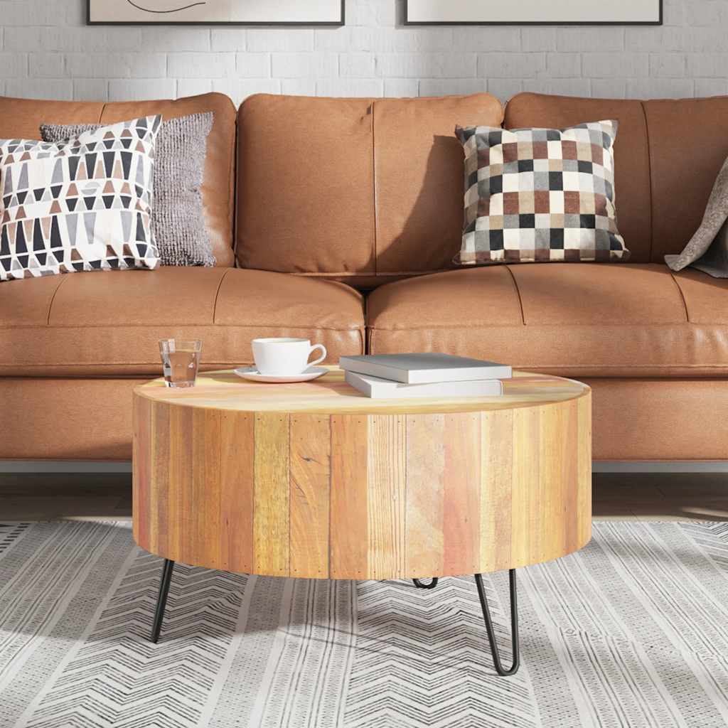 244237 vidaXL Coffee Table Solid Reclaimed Wood
