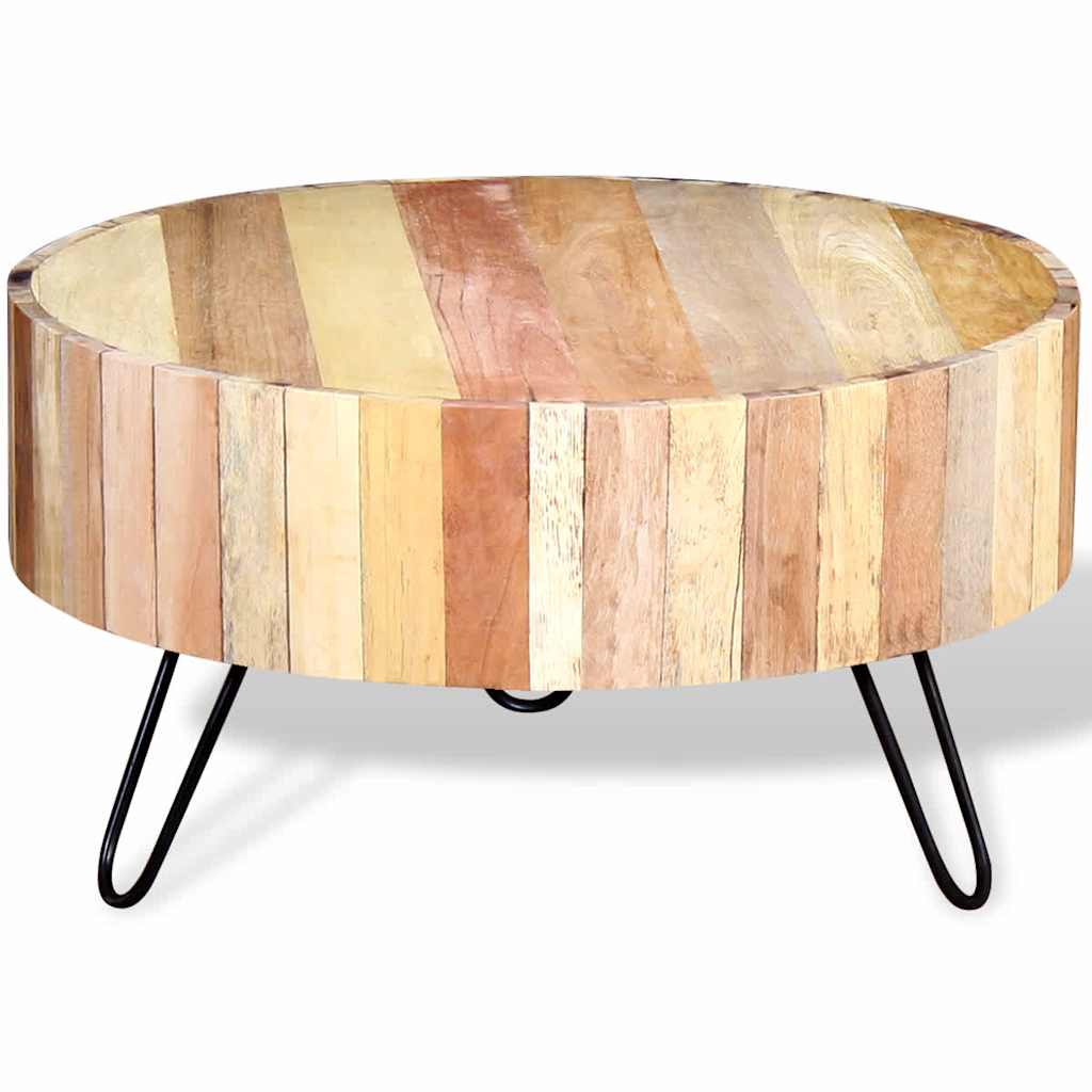 244237 vidaXL Coffee Table Solid Reclaimed Wood
