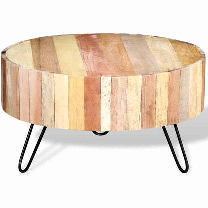 244237 vidaXL Coffee Table Solid Reclaimed Wood