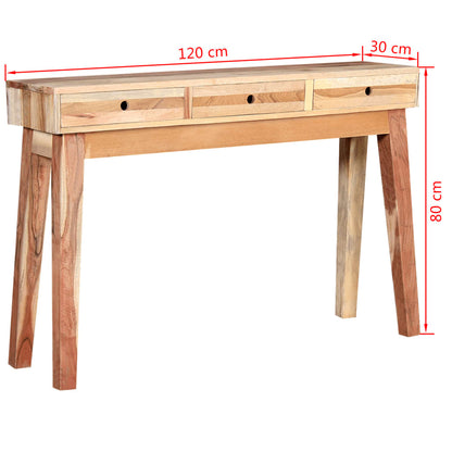 Console Table Solid Reclaimed Wood
