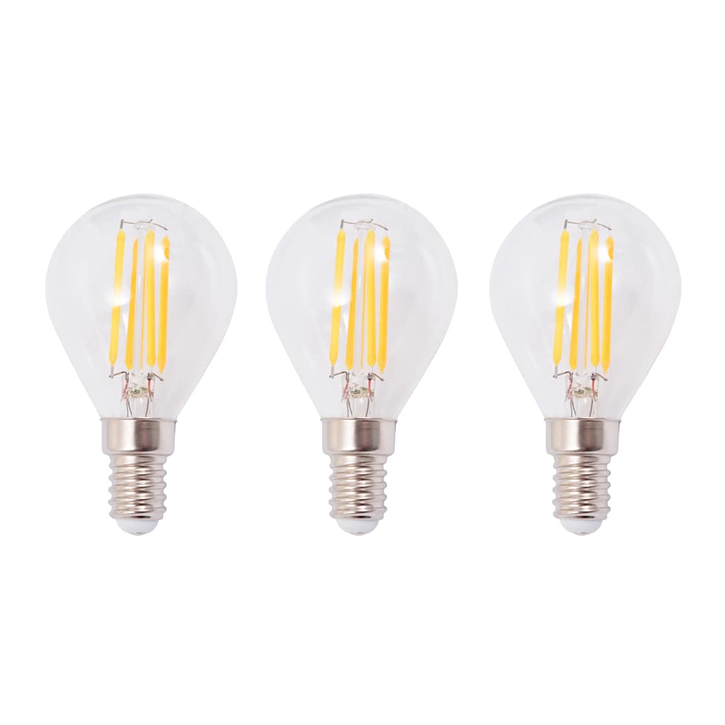 Ceiling Lamp with 3 LED Filament Bulbs 12 W