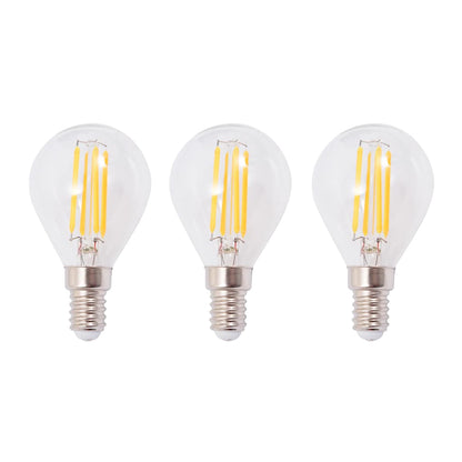 Ceiling Lamp with 3 LED Filament Bulbs 12 W