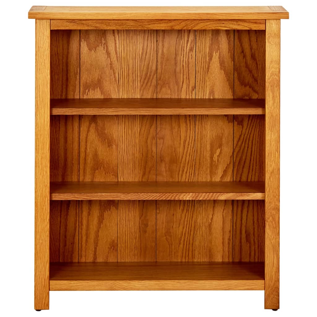 Bookcase | Brown | Solid Oak Wood | 70x22.5x82 cm | Bookcase